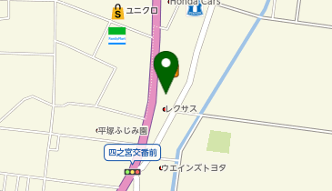 [EV]ウエインズトヨタ神奈川(株) レクサス平塚の地図画像