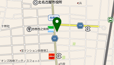 [EV](株)日本駐車場サービス ラッキーパーキング西春駅前(2)の地図画像