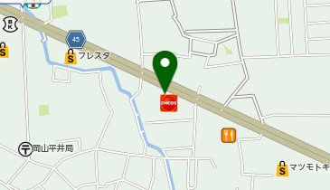 [EV](株)両備エネシス ENEOS Dr.Drive セルフ平井店の地図画像