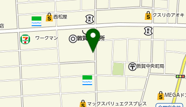 [EV]敦賀市役所 (旧敦賀消防署北側)の地図画像