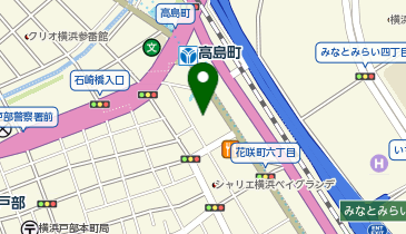[EV]ウエインズトヨタ神奈川(株) 横浜みなとみらい店 (横浜トヨペット)の地図画像