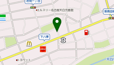 [EV](株)ホワイトハウス フィアット/アバルト天白の地図画像