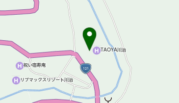 [EV]大江戸温泉物語ホテルズ&リゾーツ(株) TAOYA川治の地図画像