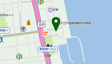 [EV](株)星野リゾート 界 別府の地図画像
