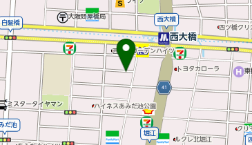 [EV]ハロー・テクノ★パーキング北堀江の地図画像