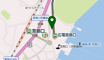 [EV]三井不動産リアルティ(株) 宮島口旅客ターミナル駐車場 (立体P 5階)の地図画像
