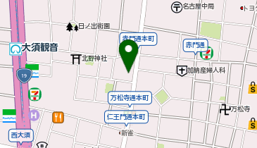 [EV]大和ハウスパーキング(株) Dパーキング中区大須2丁目第2の地図画像