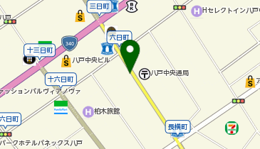 [EV]大和ハウスパーキング(株) Dパーキング八戸市長横町第1の地図画像