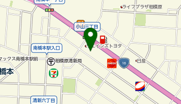 [EV]ウエインズトヨタ神奈川(株) 橋本店 (横浜トヨペット)の地図画像