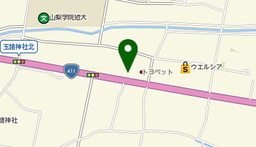 [EV]山梨トヨペット(株) 本店の地図画像