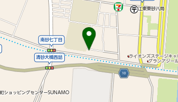 [EV]東京都 都営東砂八丁目第2アパートの地図画像