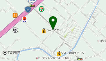 [EV]生活協同組合コープやまぐち コープここと いずみ店の地図画像
