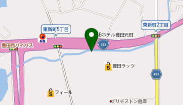 [EV]テスラモーターズジャパン 豊田ラッツ (豊田SC)の地図画像