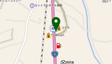 [EV]コナカ 高萩店の地図画像