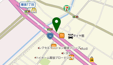 [EV]AUD Cars(株) Audi幕張 (PCA)の地図画像