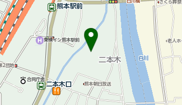 [EV]ダイナム熊本二本木店の地図画像