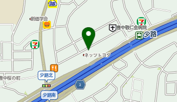 [EV]ネッツトヨタニューリー北大阪(株) 豊中少路店の地図画像