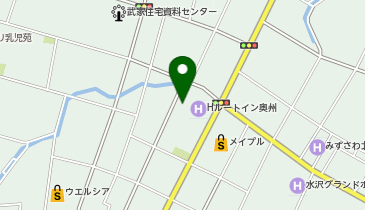 [EV]ルートインジャパン(株) ホテル ルートイン奥州の地図画像