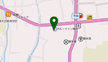 [EV]ルートインジャパン(株) ホテル ルートイン橋本の地図画像