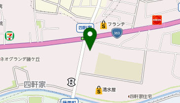 [EV]ネッツトヨタ中部(株) プラザ四軒家の地図画像