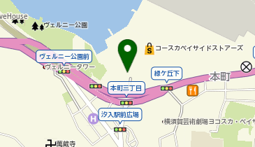 [EV]横須賀モール・リーシング(合) コースカ ベイサイド ストアーズ (P1階)の地図画像