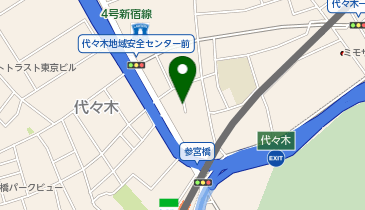 [EV]パーク24(株) タイムズ代々木西参道の地図画像