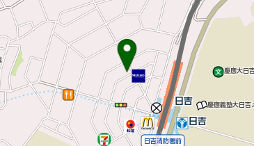 [EV]パーク24(株) タイムズ日吉本町1丁目の地図画像