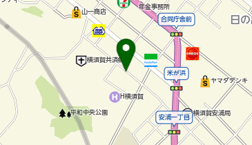 [EV]パーク24(株) タイムズ横須賀米が浜通の地図画像
