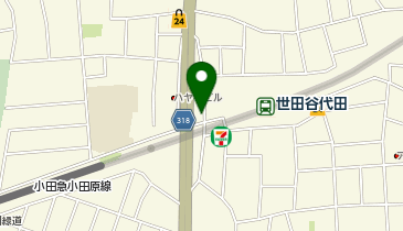 [EV]パーク24(株) タイムズ世田谷代田駅前の地図画像
