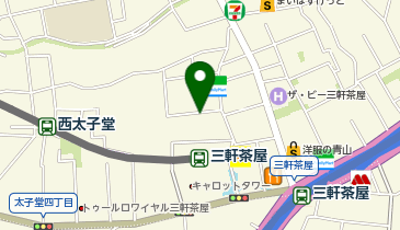 [EV]パーク24(株) タイムズ太子堂第17の地図画像