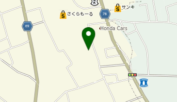 [EV]ダイナム大間々店の地図画像