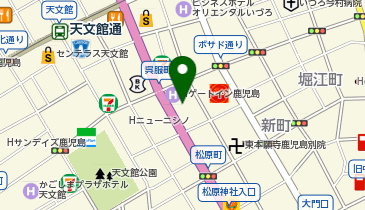 [EV]鹿児島アークシティ(株) ホテルグランセレッソ鹿児島天文館の地図画像