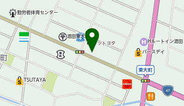 [EV]ネッツトヨタ山形(株) 酒田店の地図画像