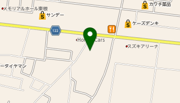 [EV]ダイナム東根店の地図画像