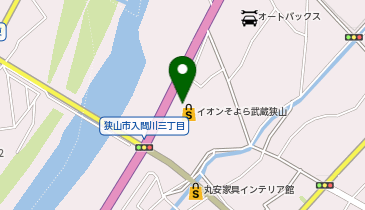 [EV]イオンリテール(株) そよら武蔵狭山 (屋上P)の地図画像