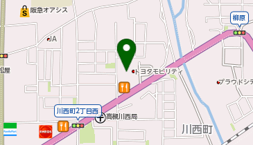 [EV]トヨタモビリティ新大阪(株) 高槻西店 (旧ネッツトヨタ)の地図画像