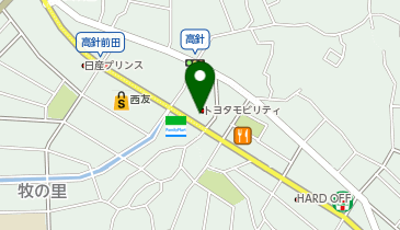 [EV]トヨタモビリティ東名古屋(株) 高針店の地図画像