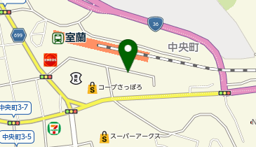 [EV]ダイナム室蘭店の地図画像