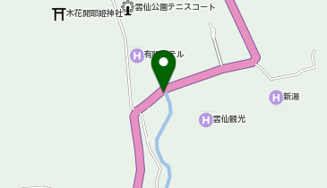 [EV](有)雲仙福田屋 雲仙福田屋の地図画像