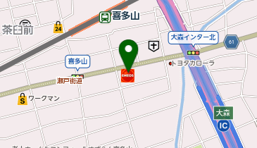 [EV](株)平和モビリティサービス ENEOS ラピット喜多山SSの地図画像