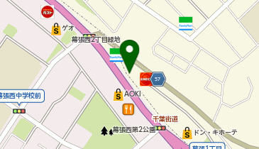 [EV](株)ENEOSモビリニア南千葉支店 ENEOS Dr.Drive セルフ幕張店の地図画像