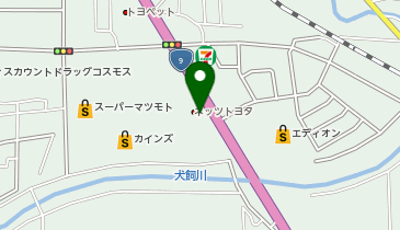[EV]ネッツトヨタ京都(株) 亀岡大井店の地図画像