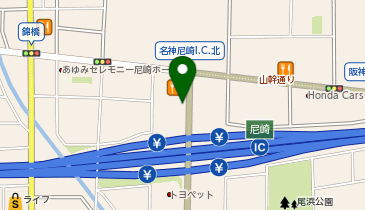 [EV]ネッツトヨタ神戸(株) ネッツテラス尼崎の地図画像