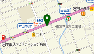 [EV]ネッツトヨタ神戸(株) ネッツテラス甲南の地図画像