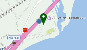 [EV](株)クア・アンド・ホテル 駿河健康ランドの地図画像