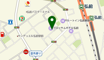 [EV]ブロッサムホテル弘前の地図画像