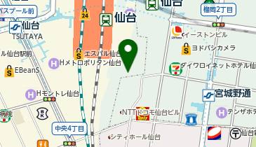 [EV](株)ヨドバシカメラ マルチメディア仙台 (P1 6階)の地図画像