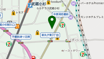 [EV](株)イトーヨーカ堂 グランツリー武蔵小杉 (地下1階 V区画)の地図画像