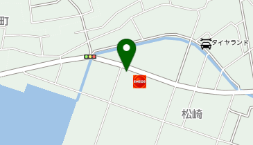 [EV](株)丸新エネルギー ENEOS セルフ松崎SSの地図画像