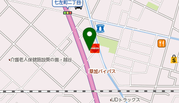 [EV]加藤石油(株) ENEOS 越谷サービスエリアSSの地図画像